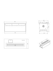 Dimensiones quemador de 3 litros electrónico RC18