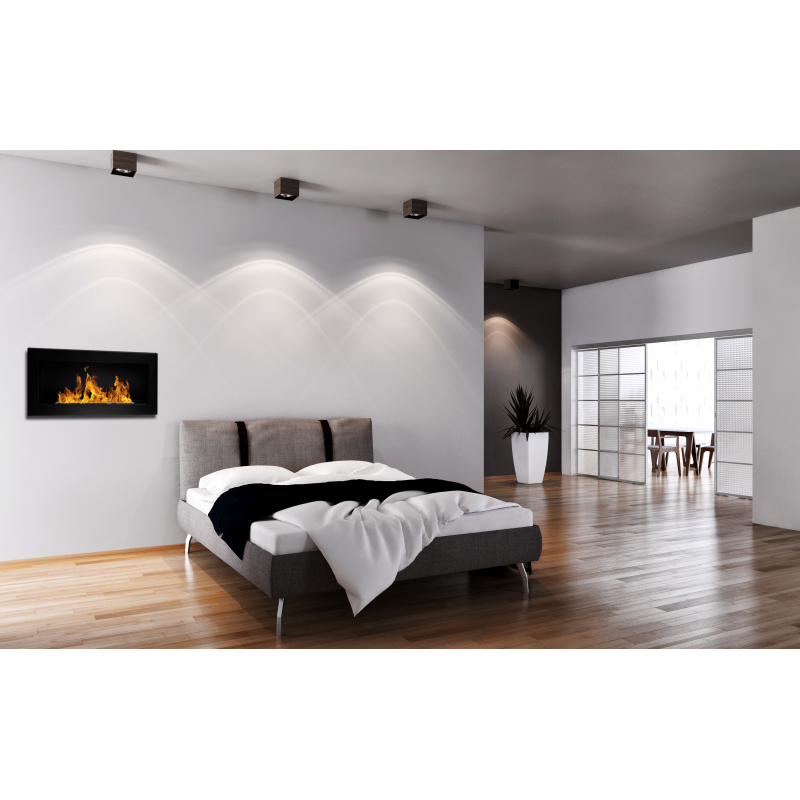 Chimenea de bioetanol encastrable en pared Murcia - Hogar Comfy