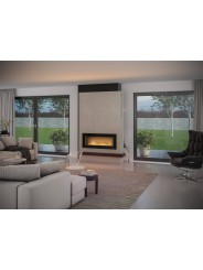 Chimenea de bioetanol Frame 1200 Negra - Hogar Comfy