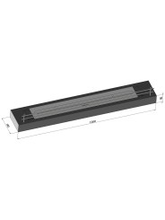 Dimensiones Quemador de bioetanol Firebox 1200
