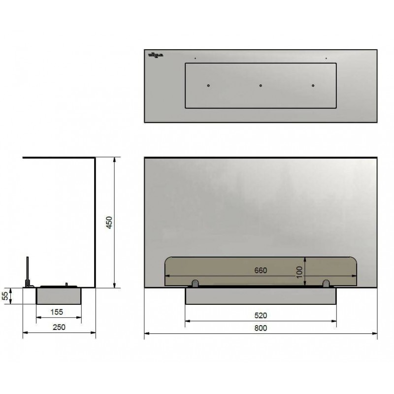 Dimensiones Infire Inside C800 Vers 1