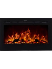Chimenea eléctrica Majestic 36 negra
