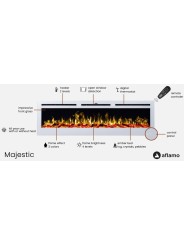 Características Chimenea eléctrica Majestic 36