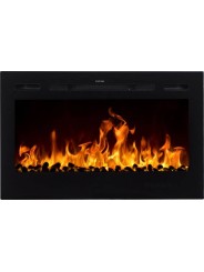 Chimenea eléctrica Majestic 36 negra