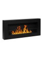 Chimenea de bioetanol BOX negra - Hogar Comfy