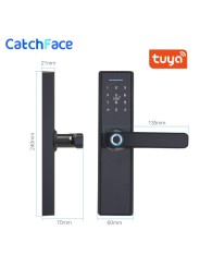 Dimensiones cerradura electrónica CatchFace negra
