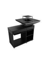 Barbacoa de leña Quadrum Horizontal - Hogar Comfy