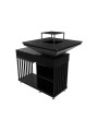 Barbacoa de leña Quadrum Horizontal - Hogar Comfy