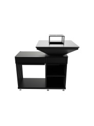 Barbacoa de leña Quadrum Horizontal - Hogar Comfy
