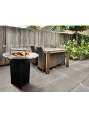Barbacoa de leña para jardín Purline EFP56B - Hogar Comfy