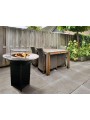 Barbacoa de leña para jardín Purline EFP56B - Hogar Comfy