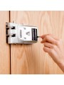 Cerradura invisible blanca Remock PRO