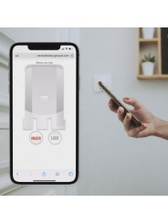 Cerradura Invisible Remock PRO Blanca con kit de conexión desde Smarthpone