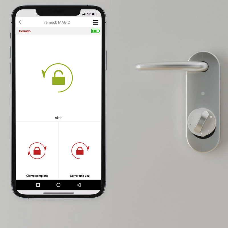 Cerradura Inteligente Remock Magic con kit de conexión móvil