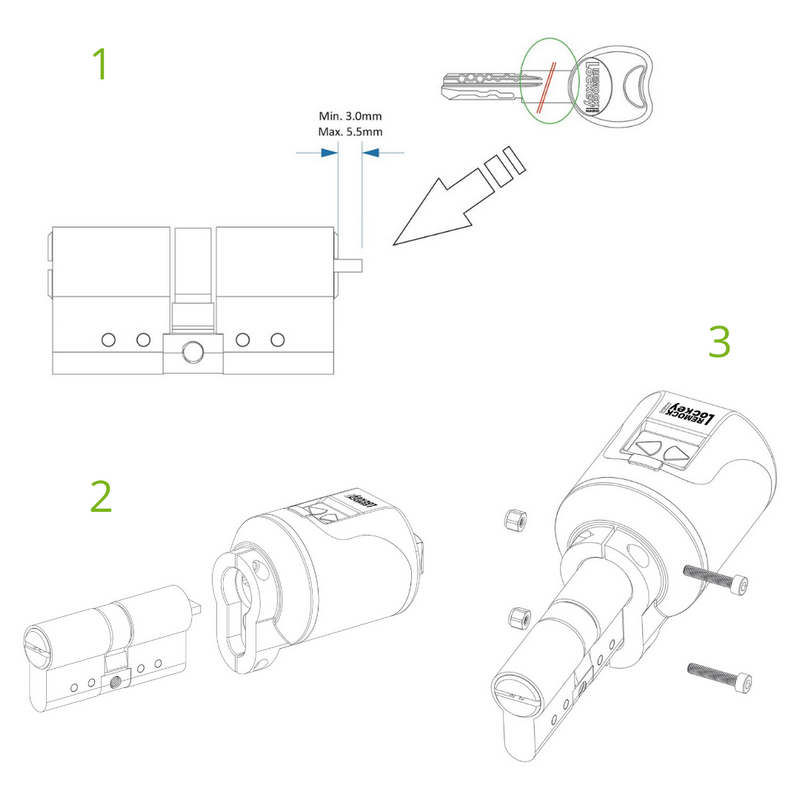 Montaje Cerradura Inteligente Remock Magic