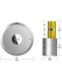 Dimensiones Cerradura electrónica M501