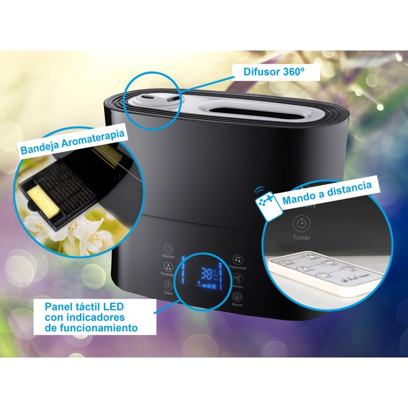 Características Humidificador Purline Hydro 14