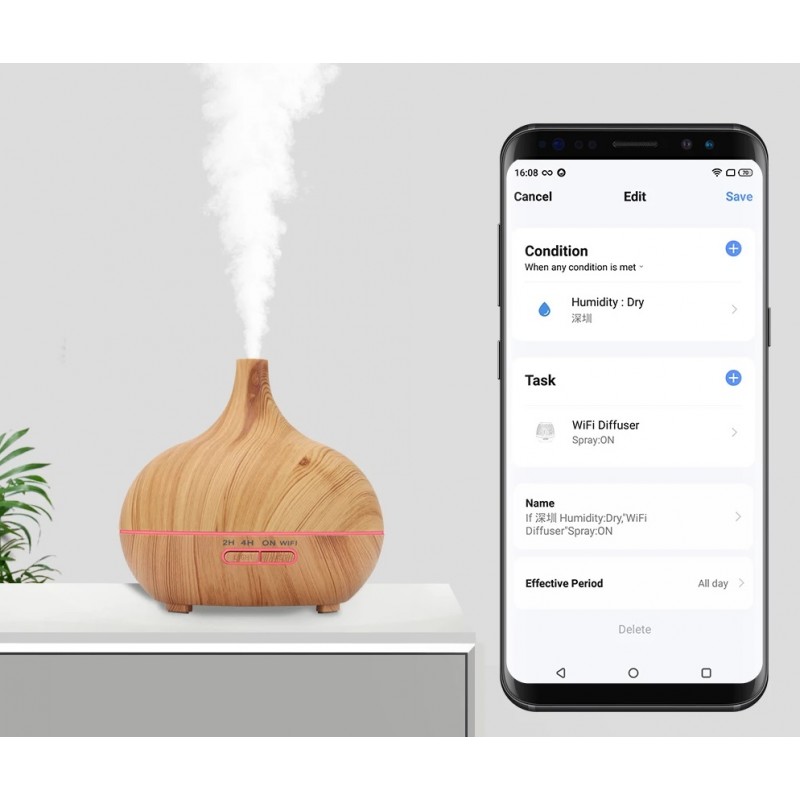 Humidificador inteligente Comfy 60