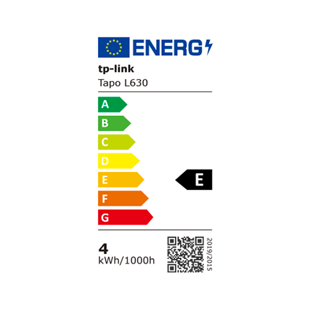 Eficiencia Energética Bombilla Inteligente GU10 LED Tapo L630