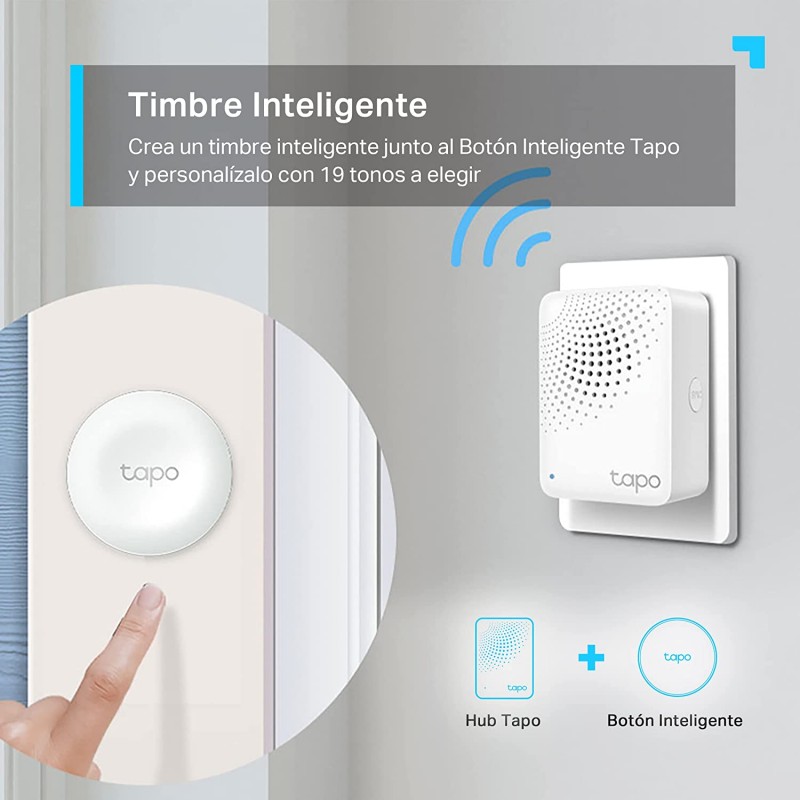 Tp-Link Smart Hub Tapo H100 - Hogar Comfy