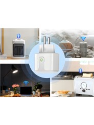 Enchufe inteligente Tuya Wi-Fi 20A Pack 2 con Wi-Fi y Bluetooth