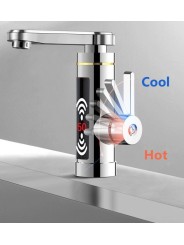 Grifo eléctrico agua caliente rotatorio 360º