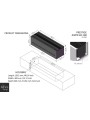 Detalle dimensiones chimenea de vapor de agua A-Fire Prestige AWPR 40-100