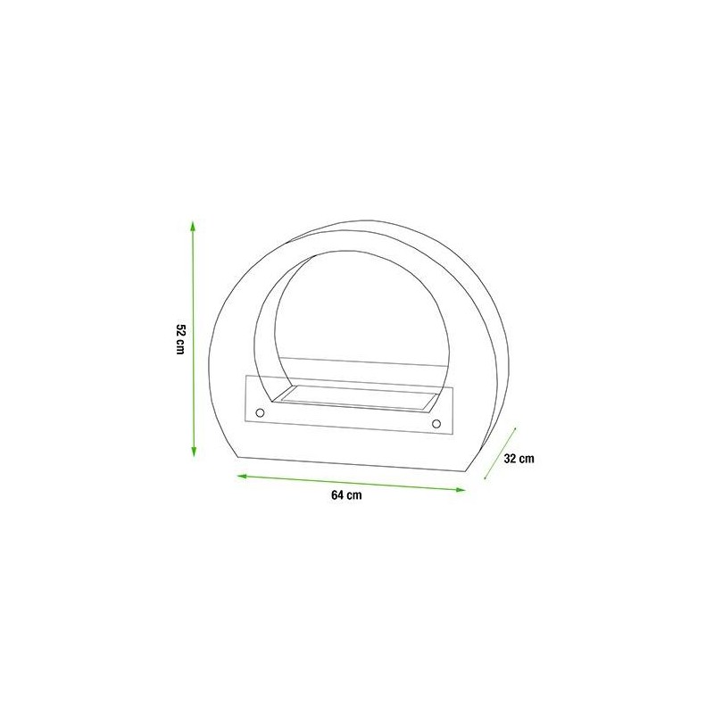 Dimensiones Biochimenea Purline Saturn B