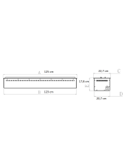 Dimensiones Chimenea de vapor de agua VP125