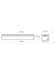 Dimensiones Chimenea de vapor de agua VP150