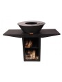 Barbacoa con plancha y grill Purline EFP57B - Hogar Comfy