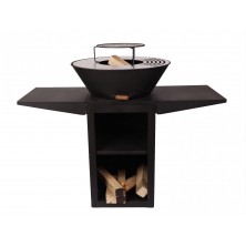Barbacoa con plancha y grill Purline EFP57B - Hogar Comfy