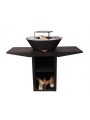 Barbacoa con plancha y grill Purline EFP57B - Hogar Comfy