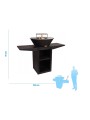 Dimensiones barbacoa de leña Purline EFP57B