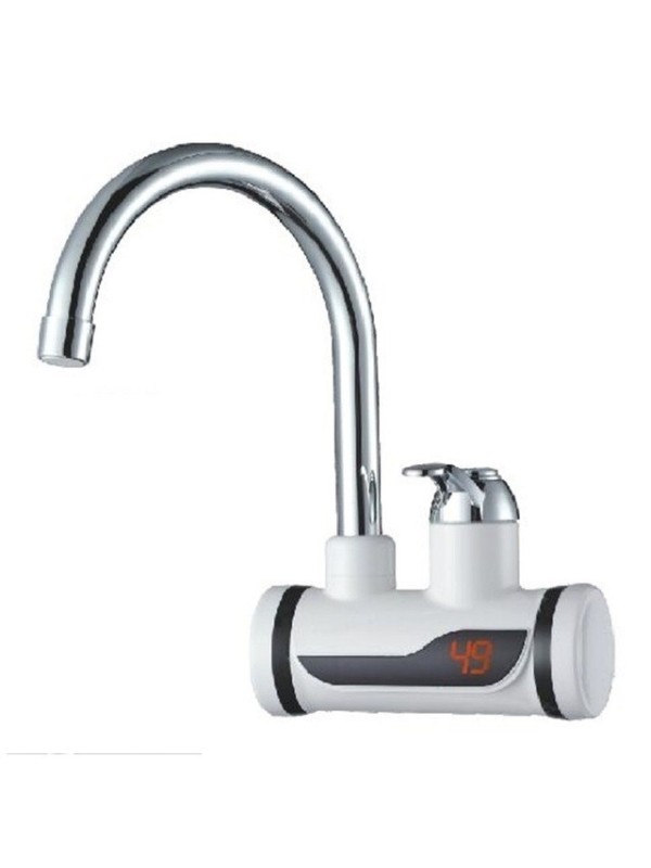 Grifo eléctrico baño con toma de agua lateral