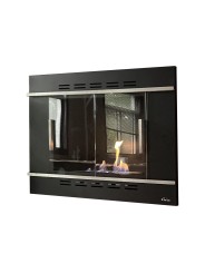 Purline Ganimedes - Chimenea mural insertable con puertas