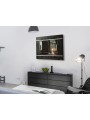 Biochimenea mural insertable con puertas Purline Ganimedes