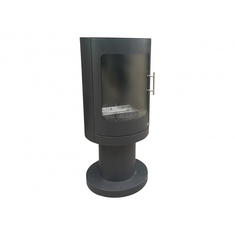 Biochimenea de suelo con puerta Purline Heracles