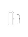Dimensiones Sensor de puertas y ventanas Comfy PV701