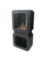 Purline Musia - Estufa de bioetanol de suelo con puerta - Hogar Comfy