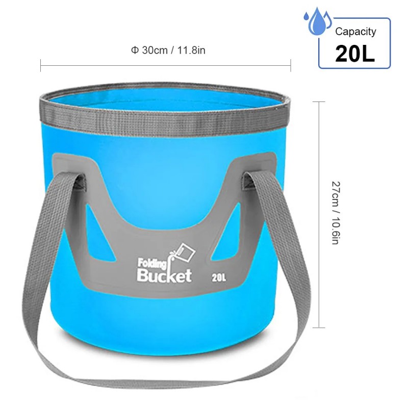 Dimensiones Cubo para ducha portátil