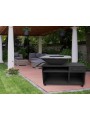 Barbacoa de leña con mueble Purline EFP56RECT B