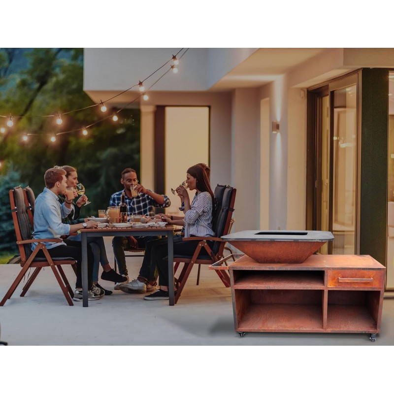 Barbacoa con mueble Purline EFP56RECT CO