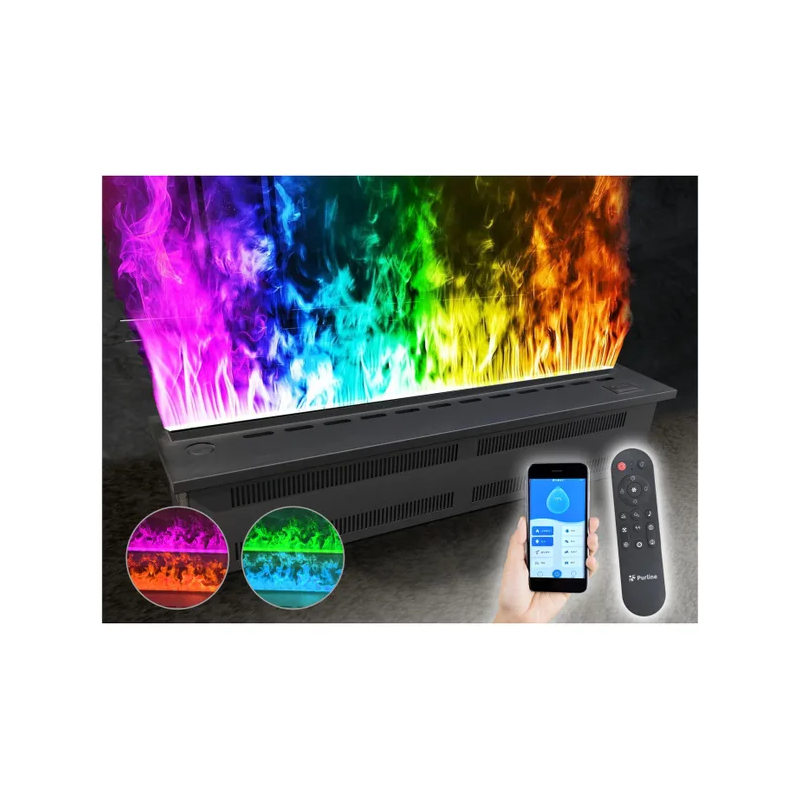 Chimenea de vapor de agua decorativa Firecool Colors 70 - Hogar Comfy