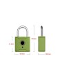 Dimensiones candado inteligente dactilar y Wi-Fi grande + Gateway