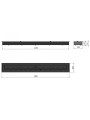 Dimensiones Black Burner Slim Black 1500
