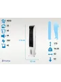 Dimensiones climatizador evaporativo Purline Rafy 170