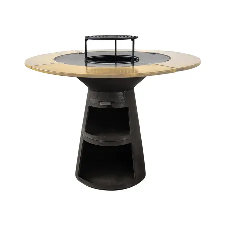 Barbacoa redonda EFP59B WOOD de Purline- Hogar Comfy