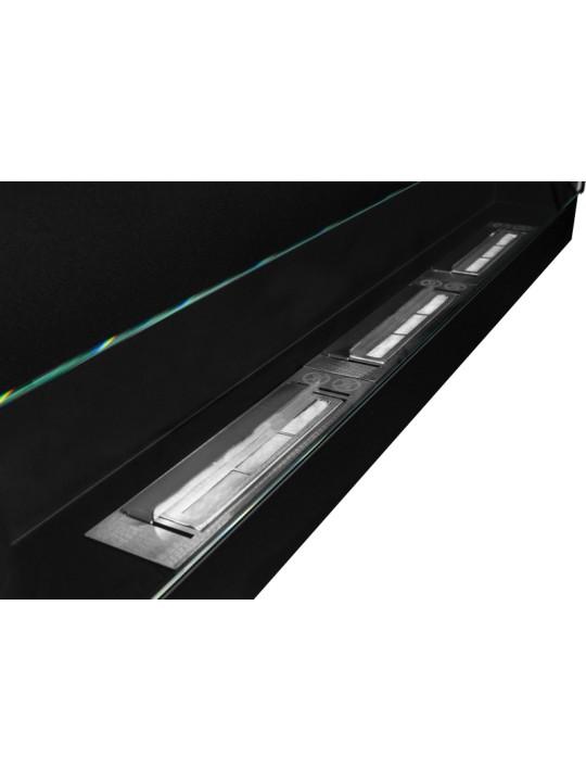 Chimenea de bioetanol Comfy 1200 con cristal - Hogar Comfy