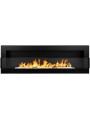 Chimenea de bioetanol Comfy 1200 con cristal